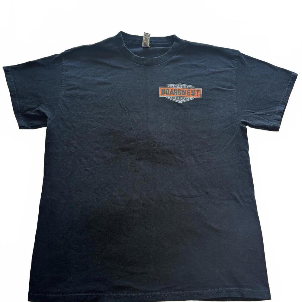 Boarsnest Classic Black T-Shirt - Vintage Graphic Tee